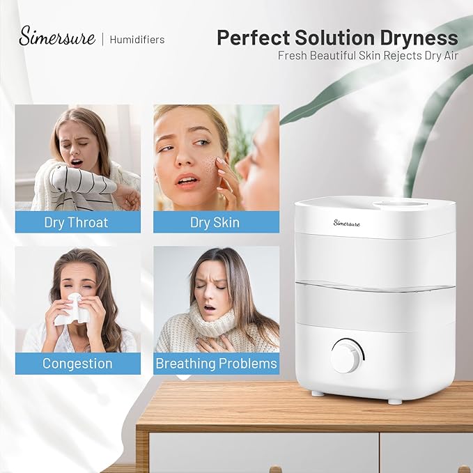 Top Fill Humidifier, 2L Water Tank - Image 3