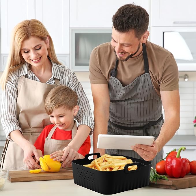 LYHOLKEER Silicone Air Fryer Liners, COSORI Air Fryer Accessories - Image 6
