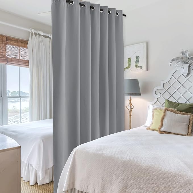 RYB HOME Blackout Curtains Soundproof Energy Saving Insulating Privacy Room - Image 4