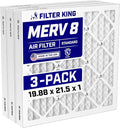 Filter King 19.88x21.5x1 Air Filter Dust & Allergy Control AC Furnace Filters by FilterKing
