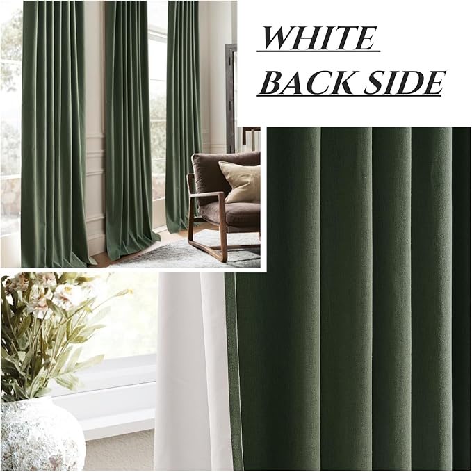 100 Inch Curtains for Classroom, 100 Percent Blackout Thermal Window Curtains - Image 5