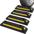 Pyle Curb Garage Vehicle Floor Safety Heavy Duty Rubber Parking Lot Driveway by PyleUSA