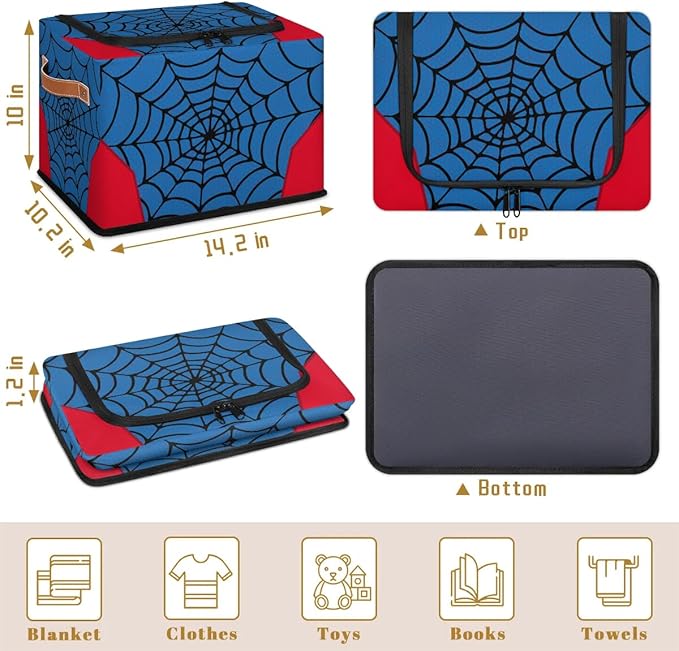 Storage Bin, Collapsible Fabric Storage Boxes - Image 4