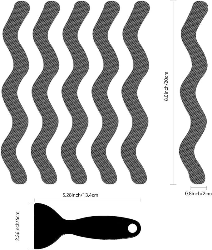 24 PCS Anti Slip Shower Stickers, Safety Bathtub Non Slip Strips, Adhesive - Image 4