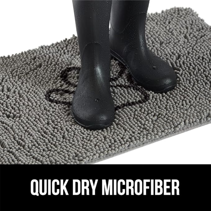 GORILLA GRIP SOAKSTOPPER Dog Door Mat, 48x30 Machine Washable Rug Absorbent - Image 9