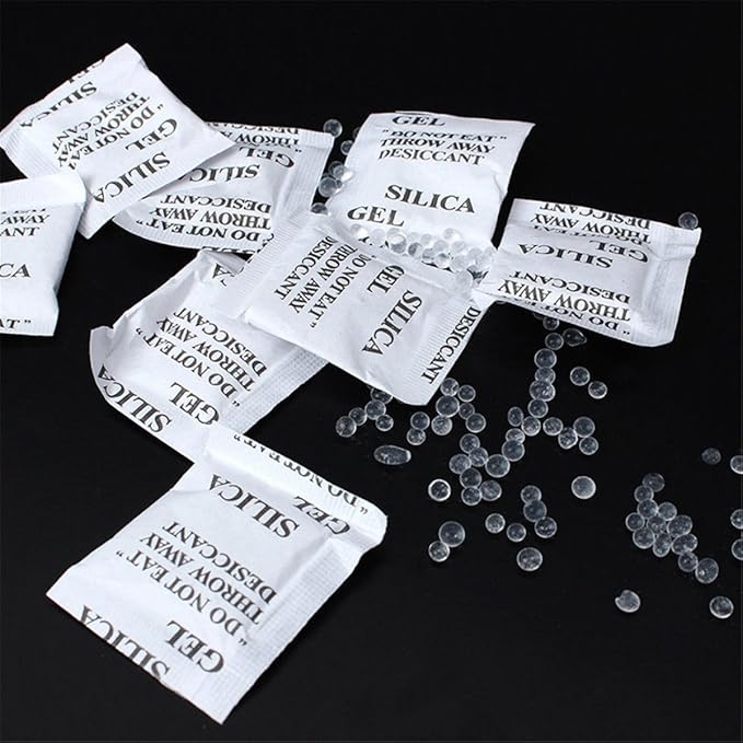 50 Pack Silica Gel Desiccant Moisture Absorber Dehumidifier - Image 2