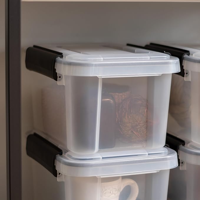 IRIS USA 7 Quart WEATHERPRO Plastic Storage Box - Image 5