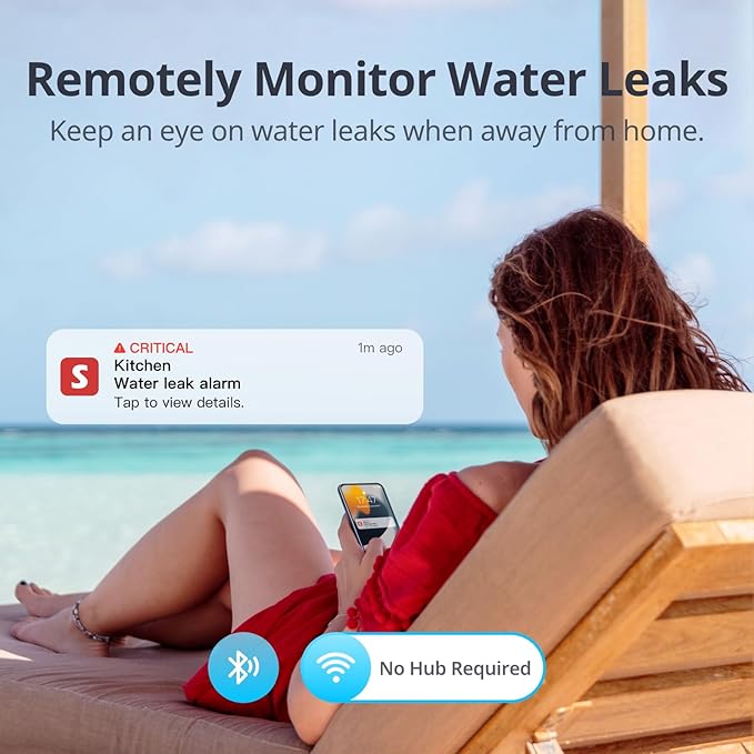 SwitchBot WiFi Water Leak Detector, Smart Water Sensor - Image 3