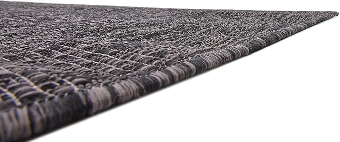 Unique Loom Collection Casual Transitional Solid Heathered Indoor/Outdoor - Image 9