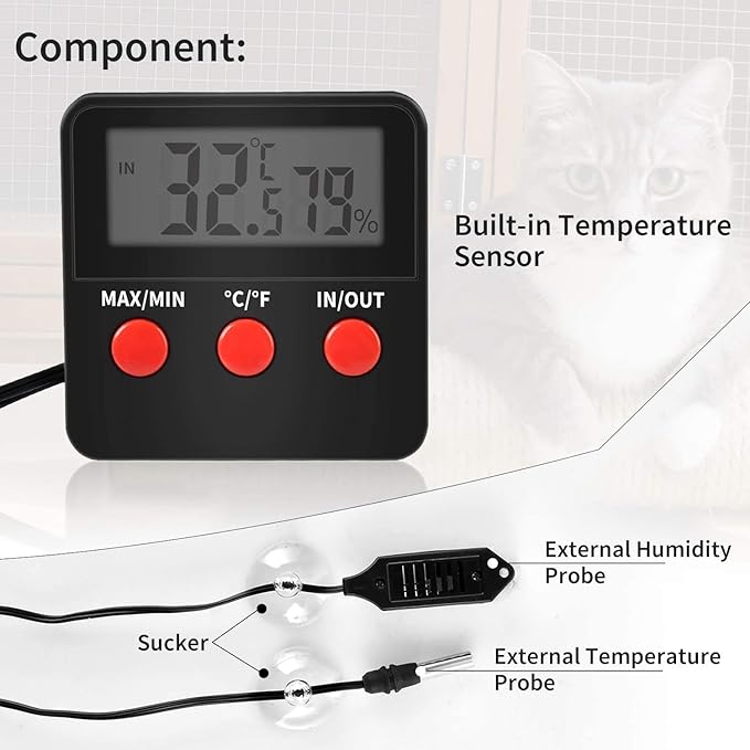 iPower 8"x12" Reptile Under Tank Heating Pad Heat Mat Terrarium Heater Warmer - Image 9