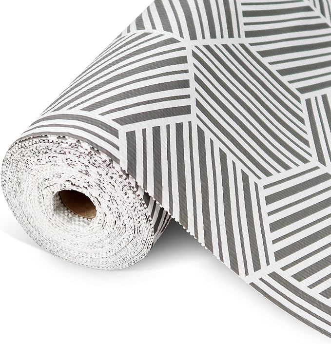 Shelf Liner for Kitchen Cabinet 11.8In x 30FT, Non-Adhesive Cabinet Liners Slip by Insigoo