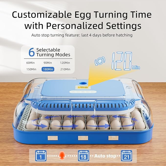 70 Egg Incubator for Hatching Eggs, Intelligent Incubator - Image 3