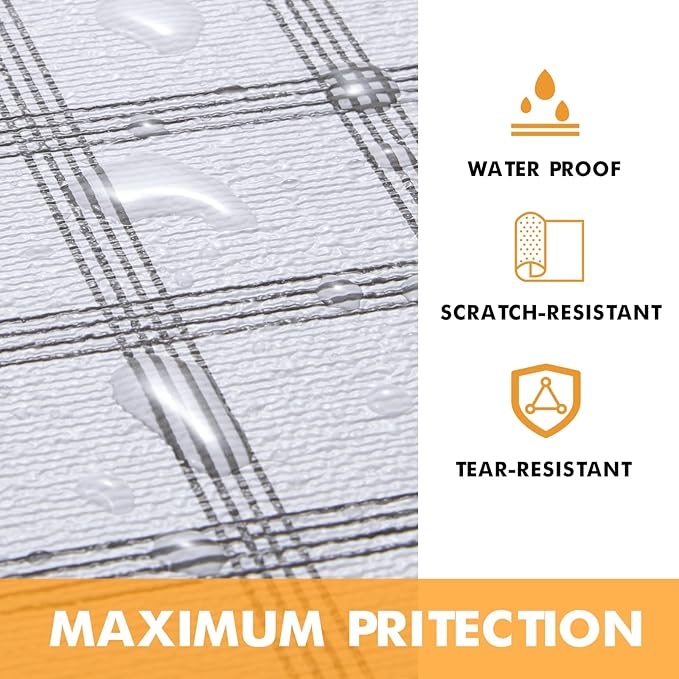 Viseeko Shelf and Drawer Liner for Kitchen Cabinet, Non-Adhesive Cabinet Liners - Image 9