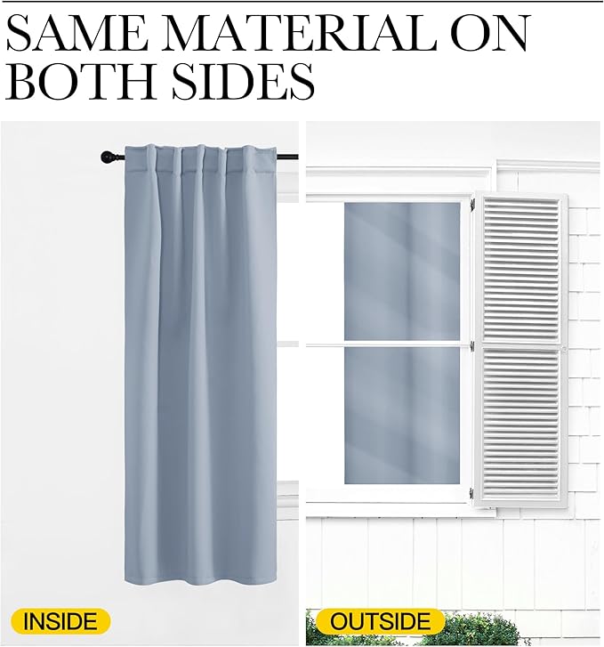 NICETOWN Blackout Curtain Panels Window Draperies - Image 6