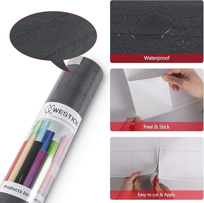 WESTICK Wood Peel and Stick Countertops Waterproof Wood Contact Paper - Image 6