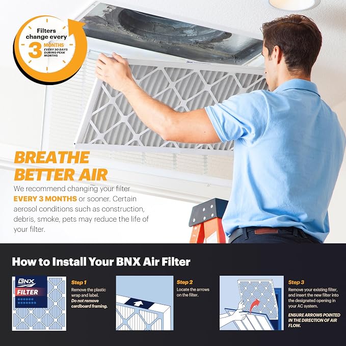 BNX TruFilter 16x24x1 Air Filter MERV 11 - Image 5