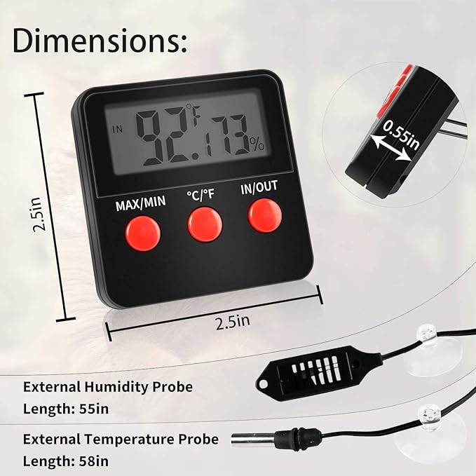iPower 4"x7" Reptile Heat Mat Under Tank Terrarium Heater Warmer Heating Pad - Image 7