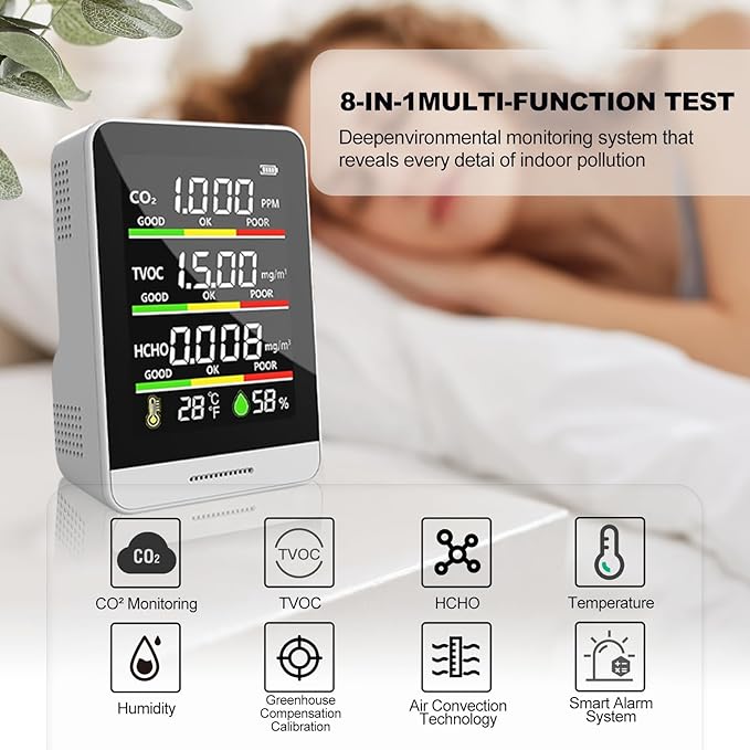 8-in-1 Air Quality Monitor | - Image 5