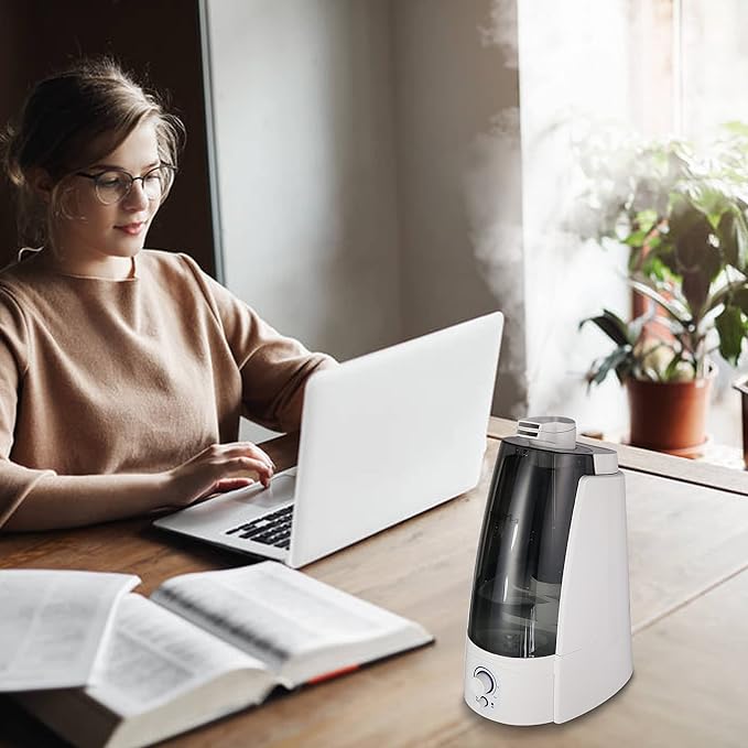 Cool Mist Humidifier for Office & Bedroom, 5L Top Fill Personal Humidifier - Image 7