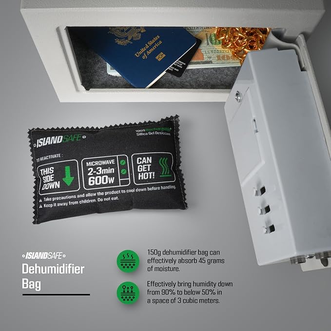 Rechargeable Safe Dehumidifier Bag 400g, Microwave Fast Reactivated Desiccant - Image 3