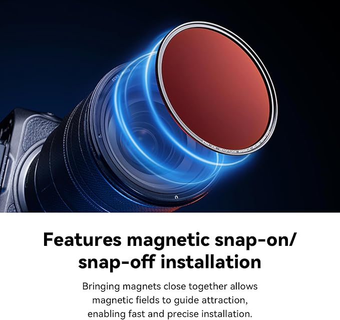 Kase 49mm KW Revolution Plus MCUV Magnetic Slim UV Filter, HD Optical Glass - Image 4