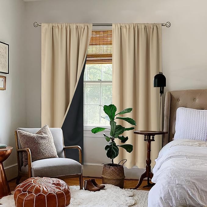 BGment Thermal Insulated 100% Blackout Curtains - Image 2
