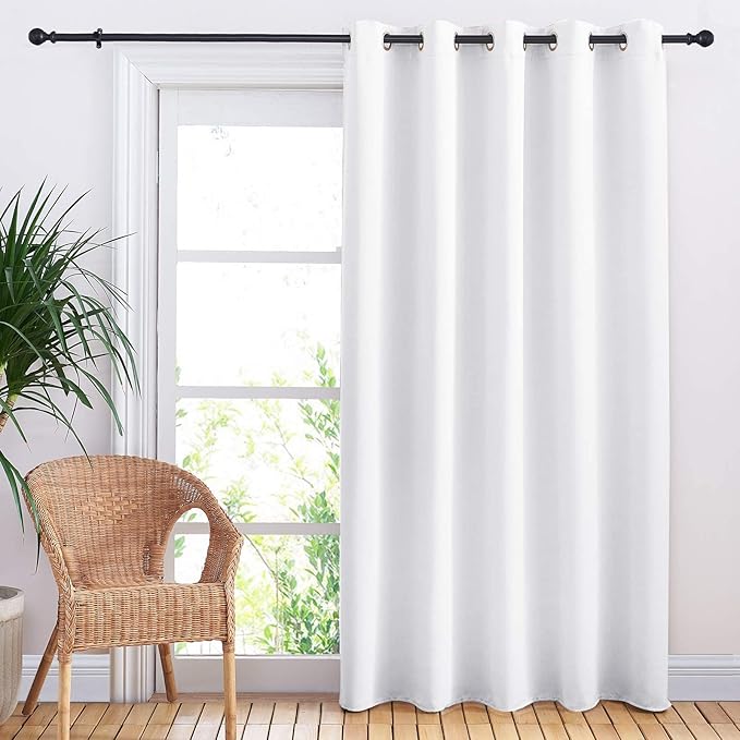 NICETOWN Sliding Door Curtain Window Treatment, Energy Smart Thermal Insulated - Image 2