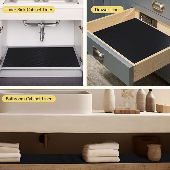 WochiTV Adhesive Shelf Liner 17.5 X 360 Inches Peel and Stick Kitchen Liner - Image 8