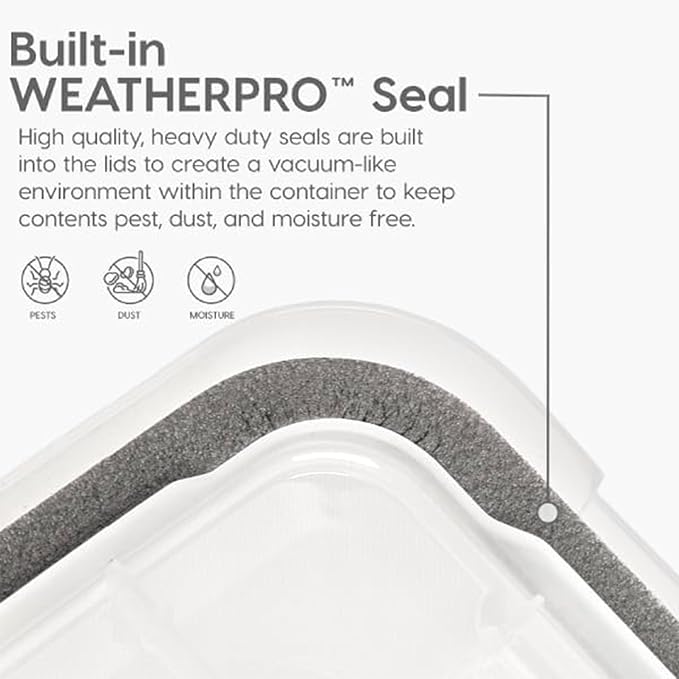 IRIS USA WeatherPro 47 Qt Storage Bins - Image 3