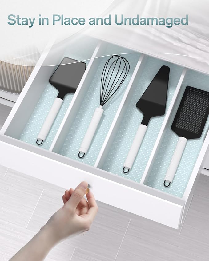 Shelf and Drawer Liner for Kitchen Cabinet, Non-Adhesive 12in x 240in - Image 8
