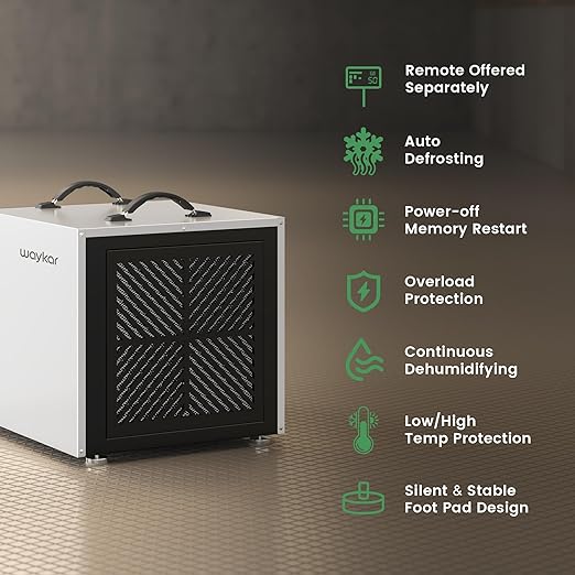 Waykar 158 Pint Commercial Dehumidifier - Image 7