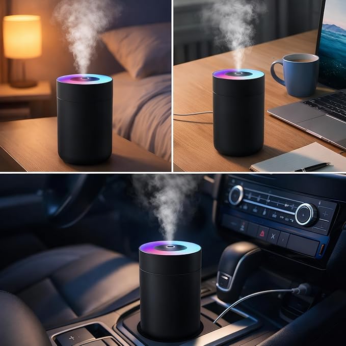 230ML Humidifier for Bedroom, Air Humidifier for Home, Plant Humidifiers Indoor - Image 5