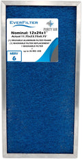 12x24x1 Air Filter MERV 6 Washable Air Filter Media, AC Furnace Filter by PurityAir