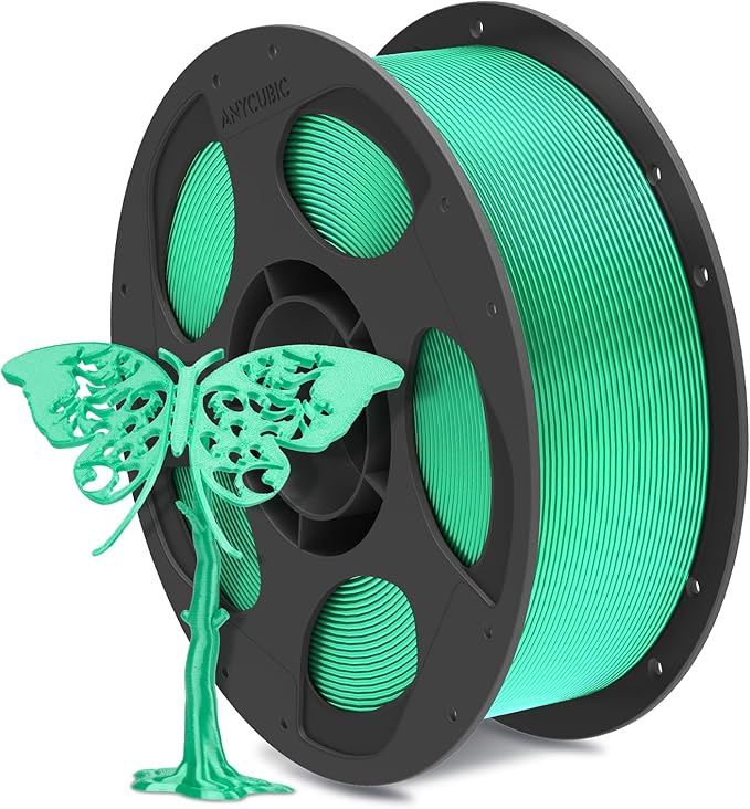ANYCUBIC Silk Filament, Clog-Free Shiny 3D Printer PLA Filament 1.75mm by ANYCUBIC
