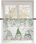 Sheer Curtains 45 Inch Length, Coastal Eucalyptus Leaf Semi Sheer Curtains by Unknown