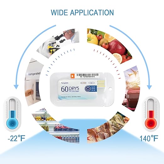 Tzone Temperature Data Logger USB Single Use Temp Recorder 10 Packs - Image 8