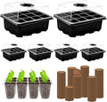 ZeeDix 6 Set Seed Starter Tray Kits, 6 Pack Seed Trays by ZeeDix
