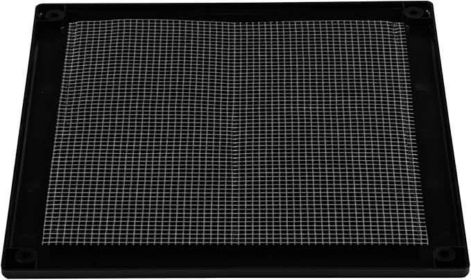 5-Pack 10" x 10" Square Air Vent Cover – Black Plastic Vent Deflector - Image 9