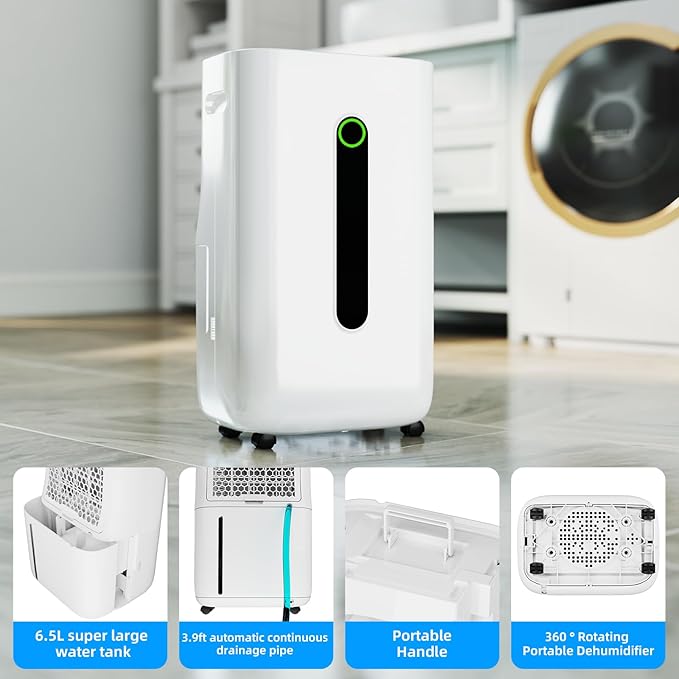 AIRPLUS 4500 Sq.Ft 70 Pint Dehumidifier - Image 6