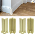 uxcell Self Adhesive Baseboard Corner Blocks, 4.07 Inch Wall Edge Corner by uxcell