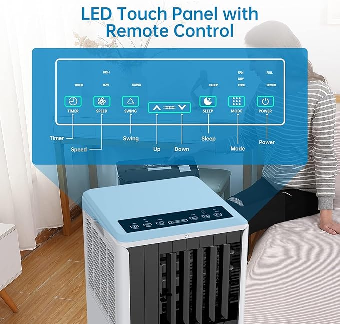 2024 New Upate 8000BTU Portable Air Conditioner, Portable AC Unit - Image 2