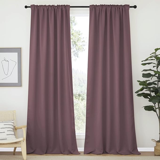 NICETOWN Bedroom Curtains Blackout Curtain Panels - Image 2