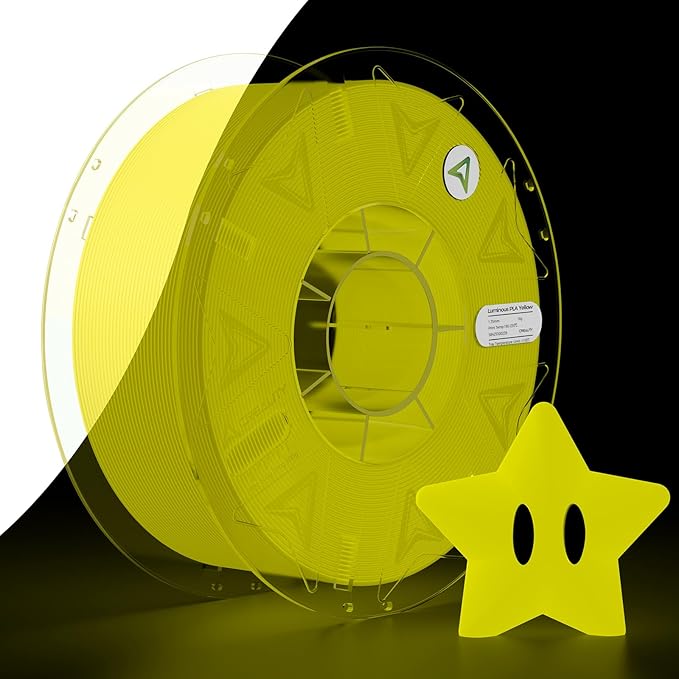 Creality 3D Luminous PLA Printer Filament, Halloween Decor, Glow in The Dark by Creality