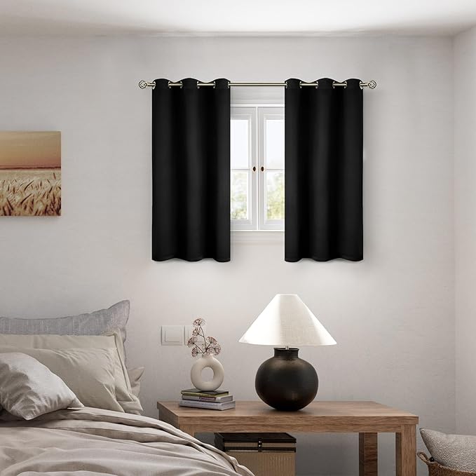 BGment Short Blackout Curtains 54 Inch Length - Image 2