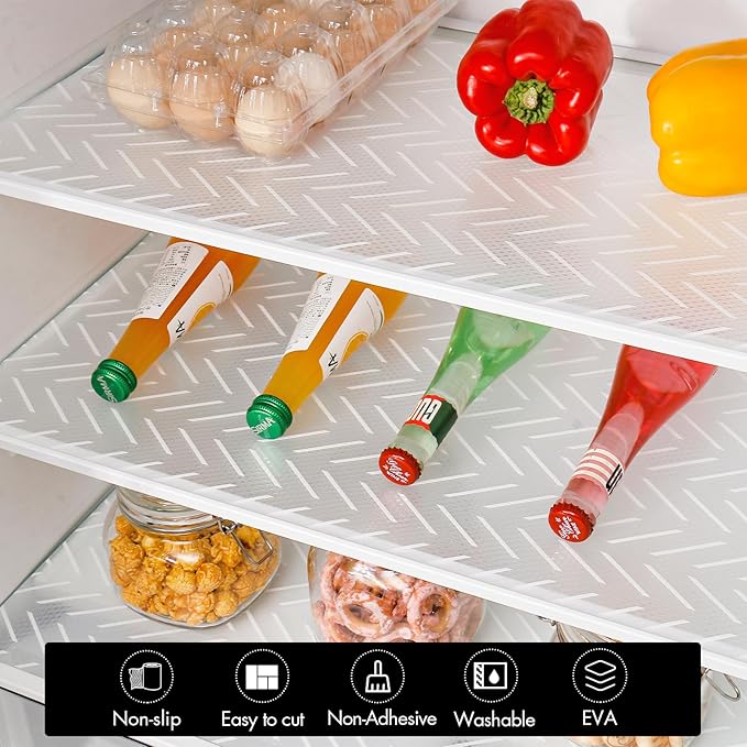 Cooyes Shelf and Drawer Liner for Kitchen Cabinets – Non-Adhesive, Waterproof - Image 7