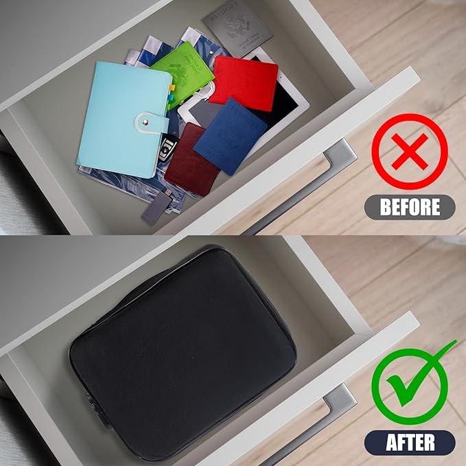 HOMEE Document Safe Box Waterproof, Document Bag - Image 6
