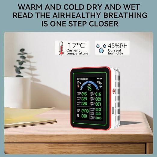 18 in 1 Air Quality Tester for Home, Indoor Air Quality Monitor, - Image 2