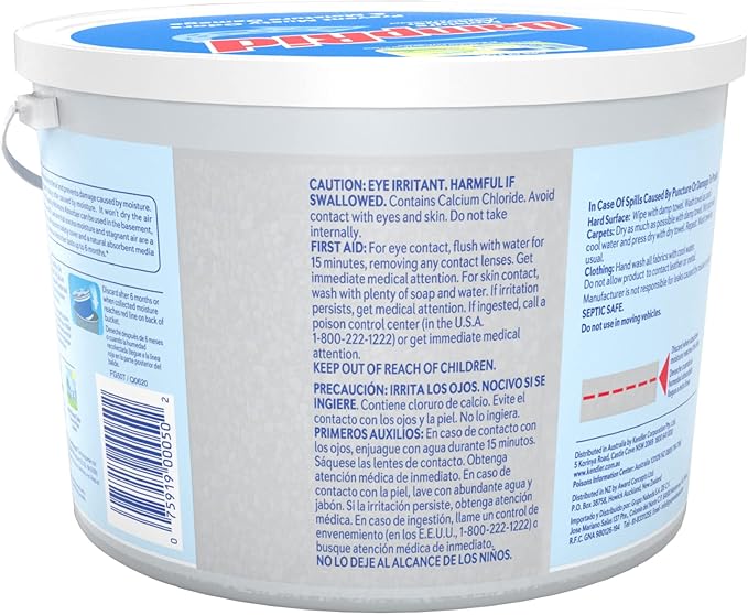 DampRid Moisture Absorber Hi-Capacity Bucket, 4 lb., Fragrance Free, - Image 3