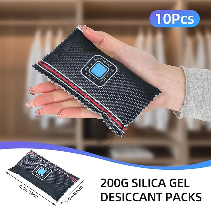 10 Pcs Rechargeable Desiccant Packs - Image 2