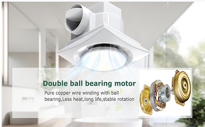 Nalle Ventilation Fans Bathroom Exhaust Fan - Image 2